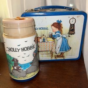 Vintage Holly Hobbie Lunchbox with Thermos